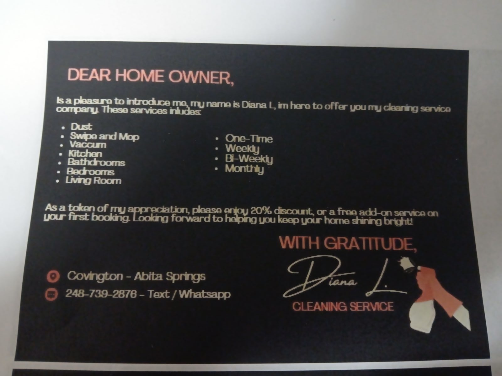 Avatar for Diana’s Cleaning