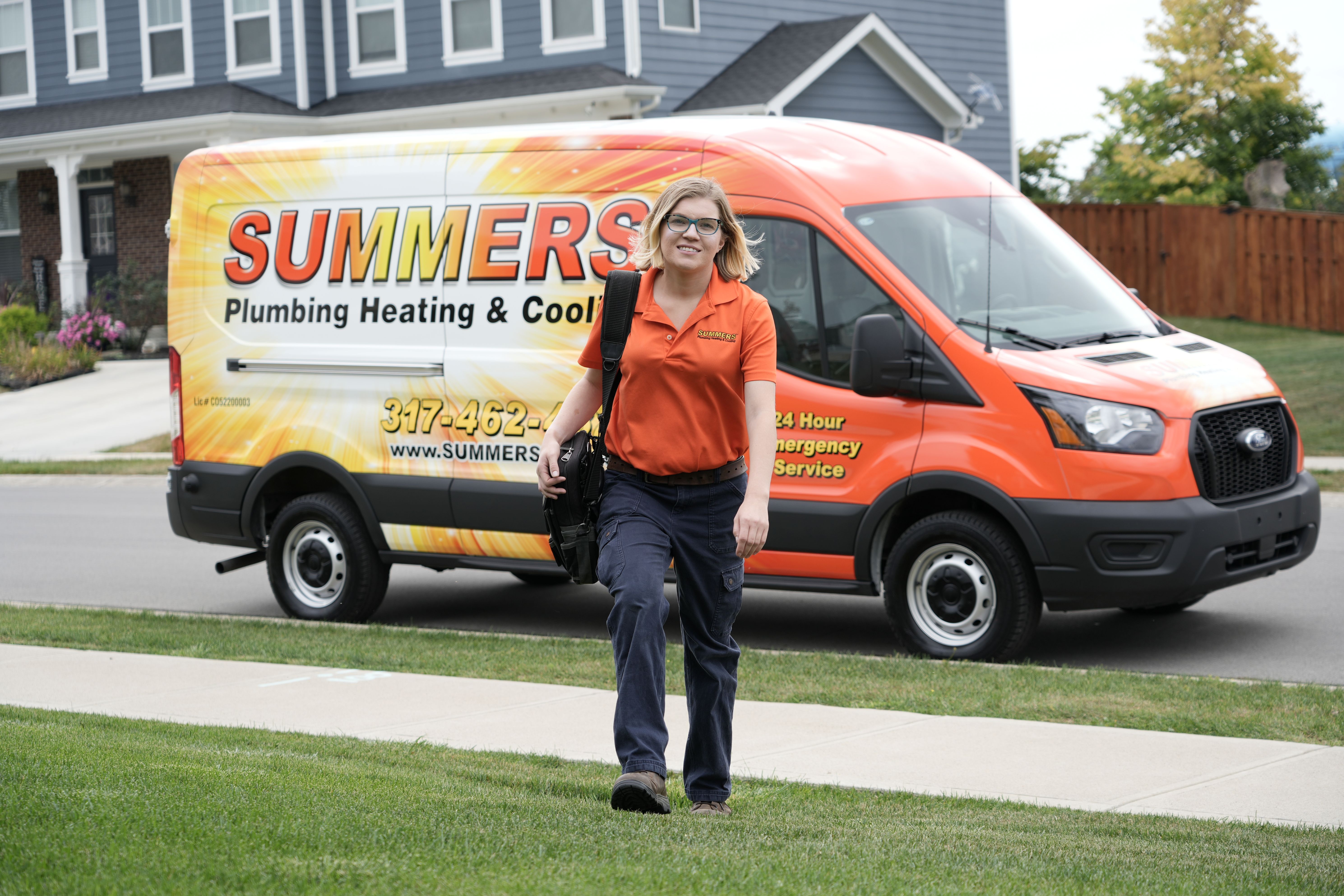 Summers Plumbing Heating & Cooling - Greenfield logo
