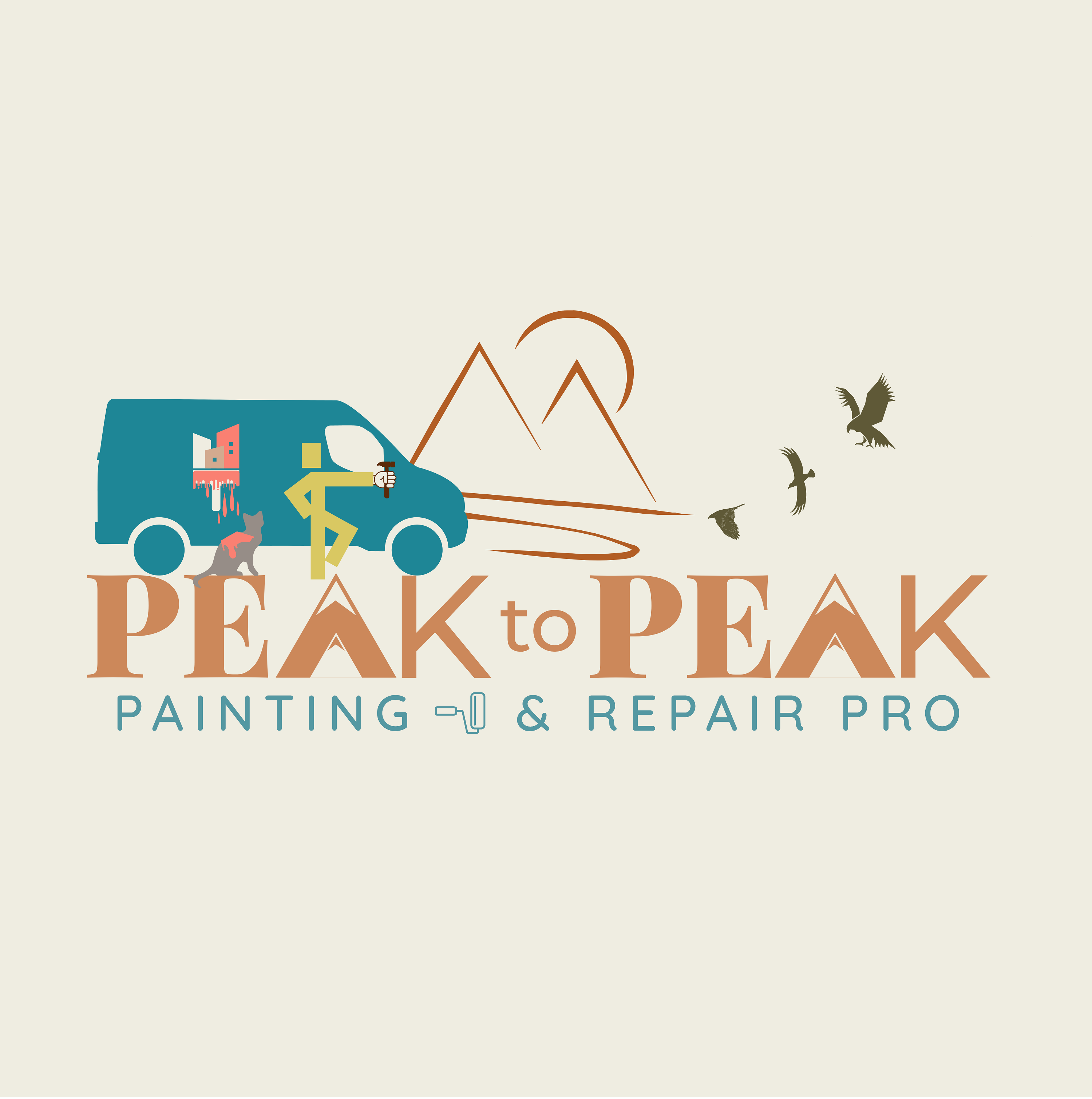 Peak to Peak Painting and Repair Pro logo