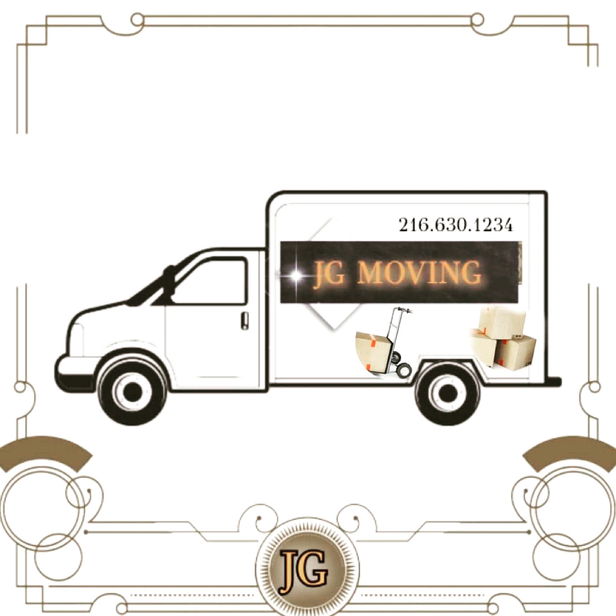 JG MOVING logo