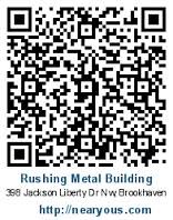 RUSHING'S METAL BUILDING logo