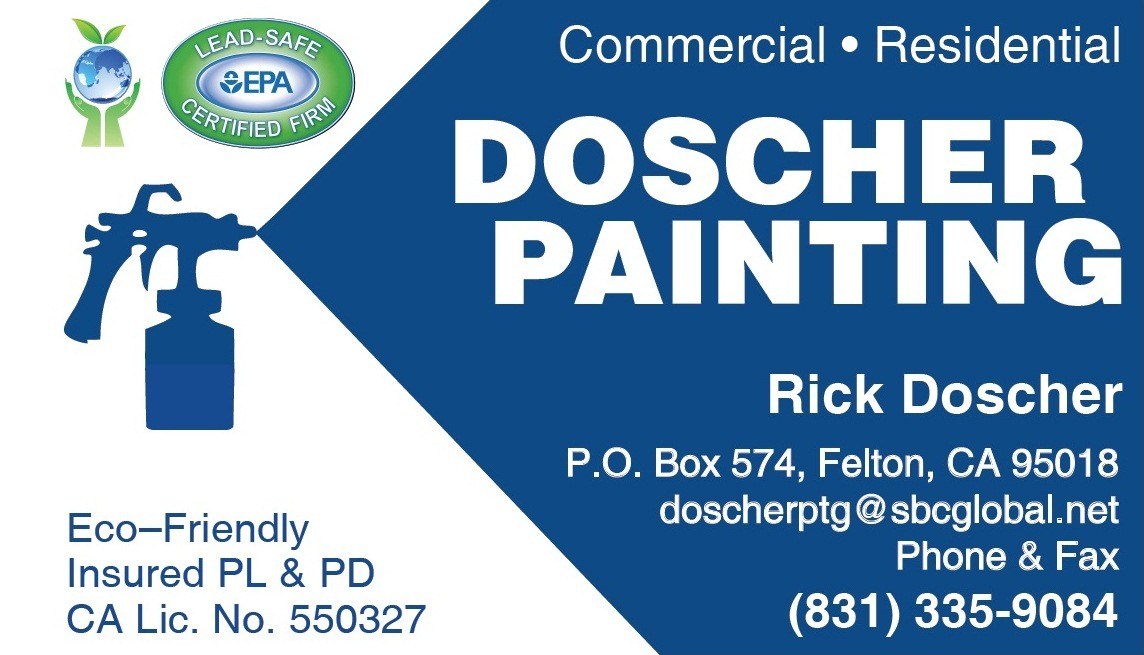 Logo for Doscher Painting of Santa Cruz County