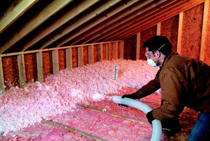 Attic Blown In Insulation