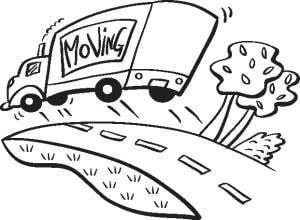 Logo for Two Guys Two Trucks Moving