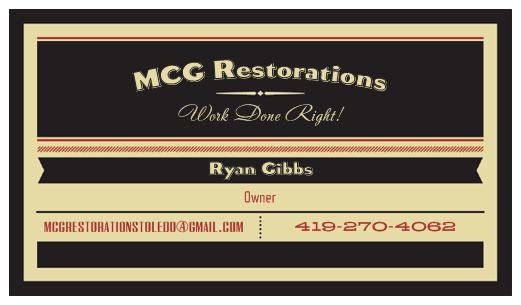 MCG Restorations LLC logo
