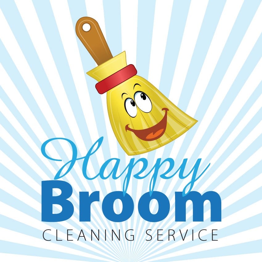 Logo for Happy Broom Cleaning Services