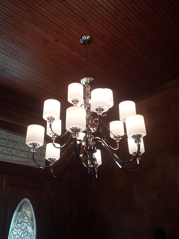 Chandelier Installation