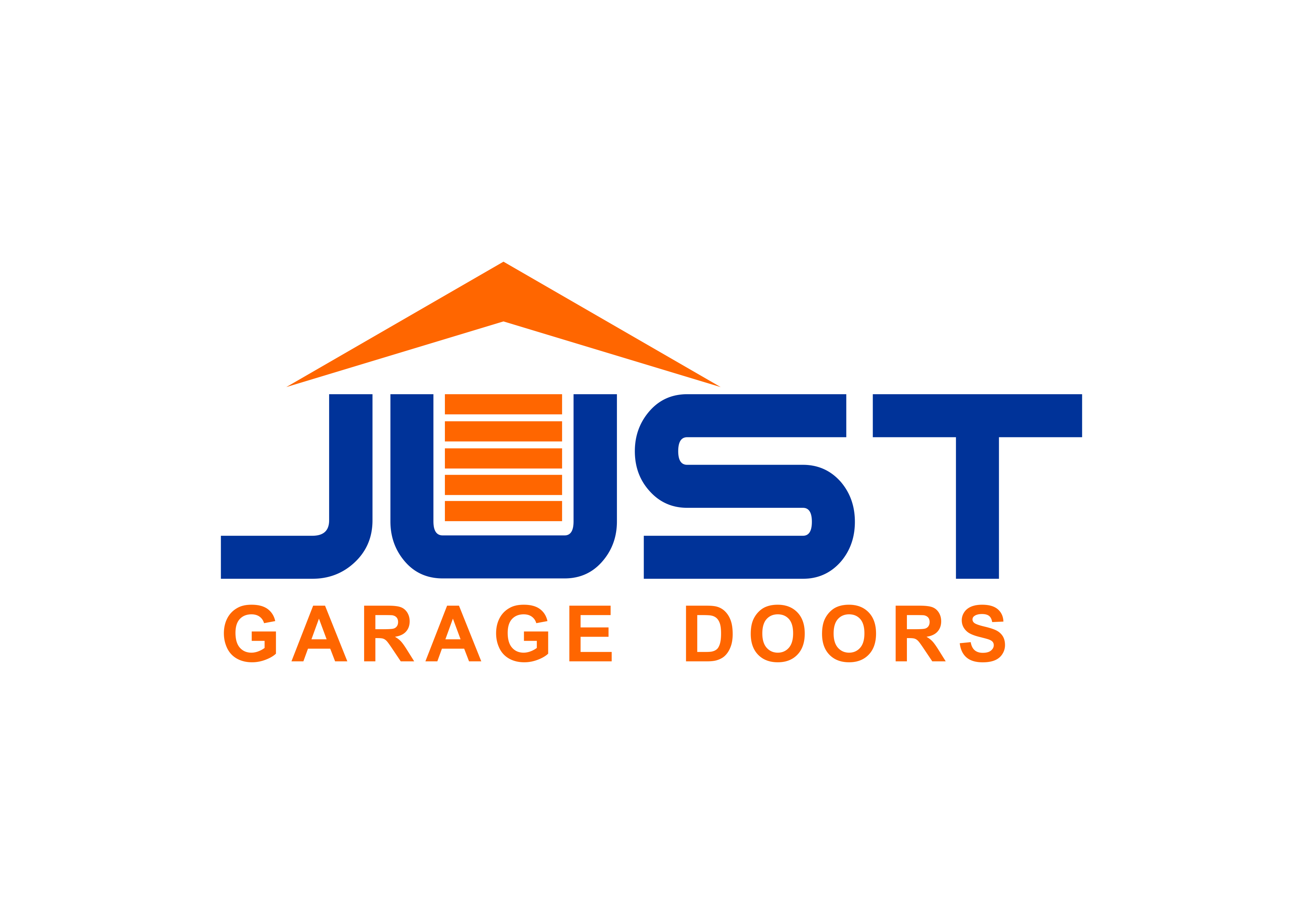 JUST GARAGE DOORS logo