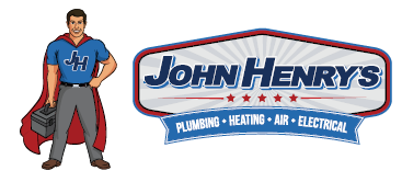 Logo for John Henry's Plumbing, Heating, Air, and Electrical