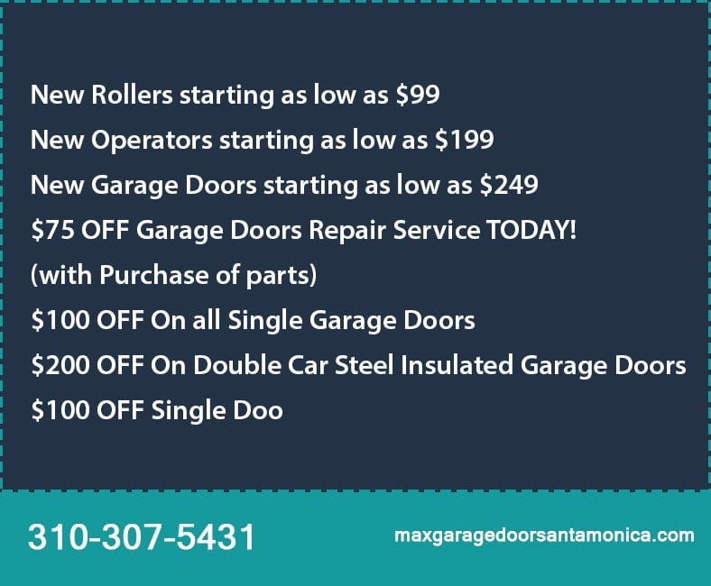Logo for MAX GARAGE DOOR SANTA MONICA