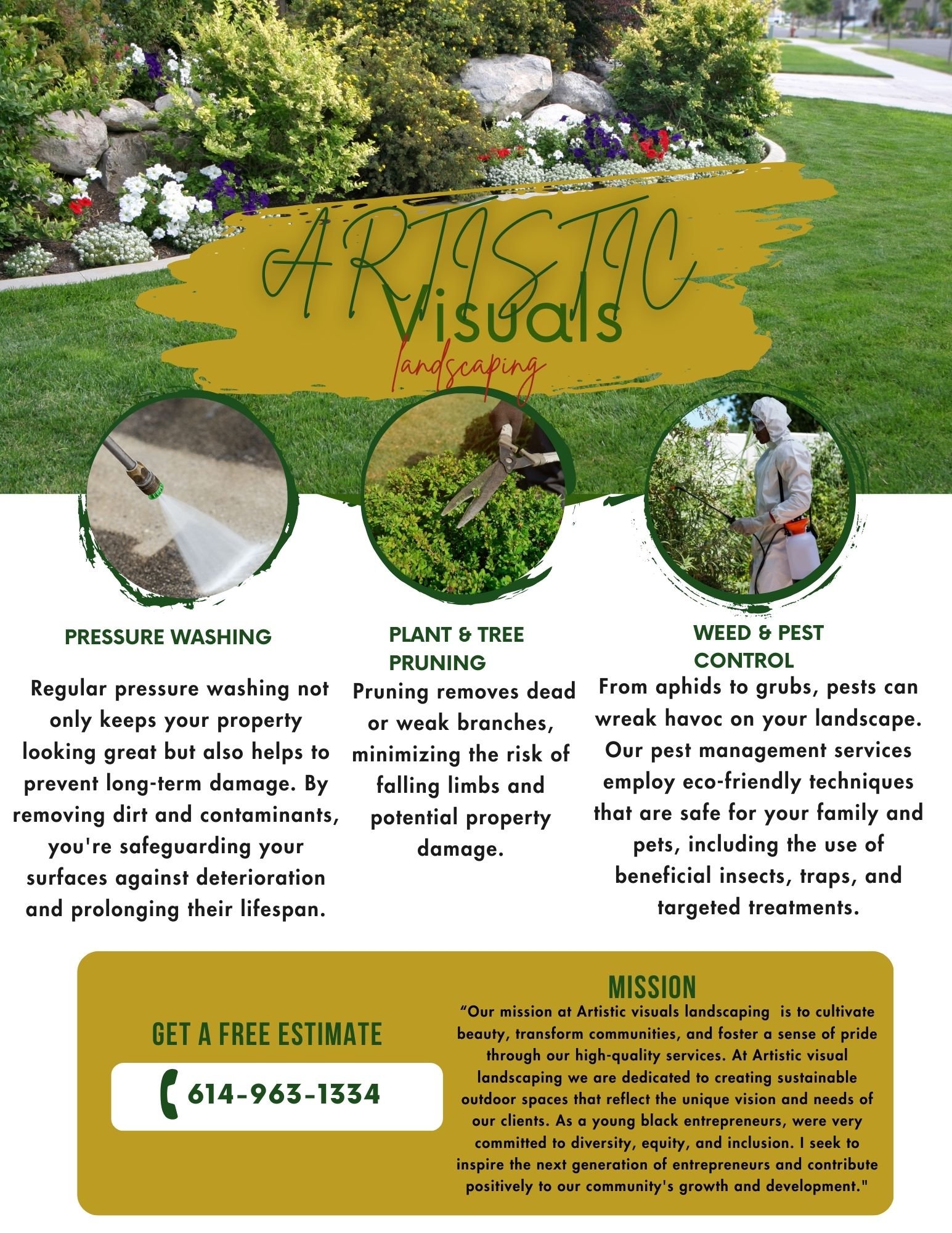 Avatar for Artistic Visuals Landscaping