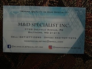 Avatar for M & D SPECIALIST INC