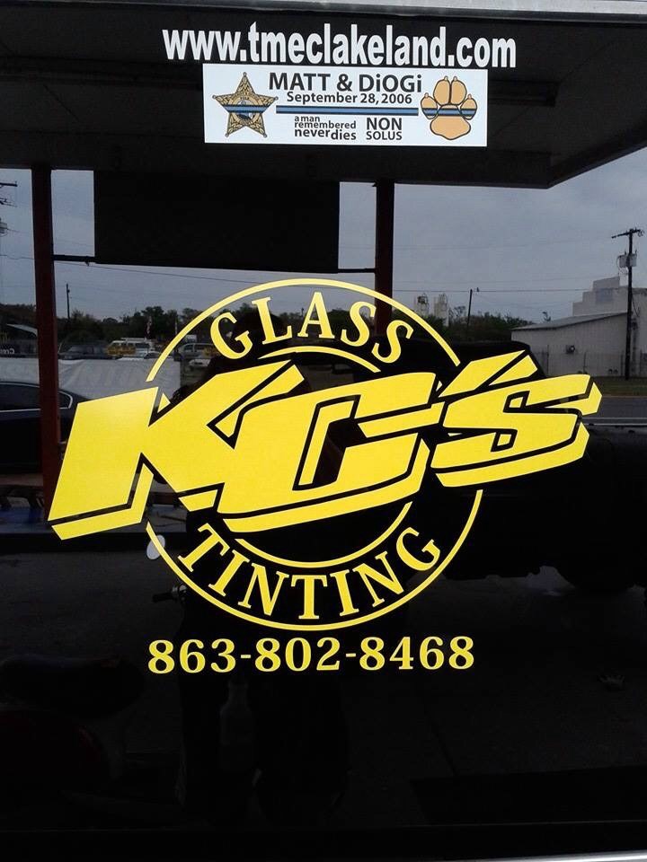 KC's Glass Tinting logo