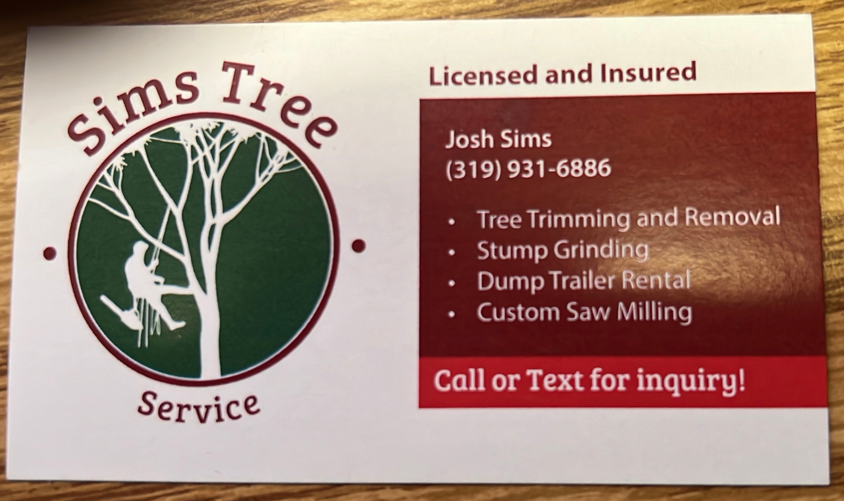 Avatar for Sims tree service 