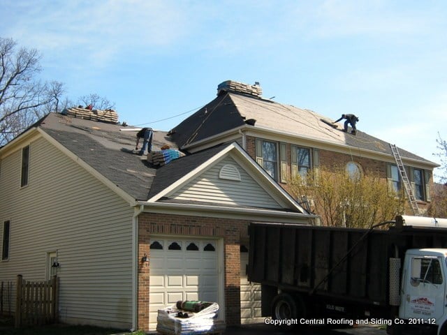 Roofers Working