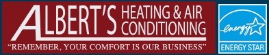 Logo for Albert's Heating & Air Conditioning Inc