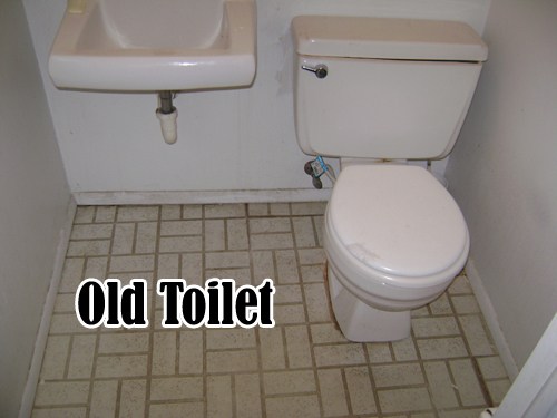 old toilet