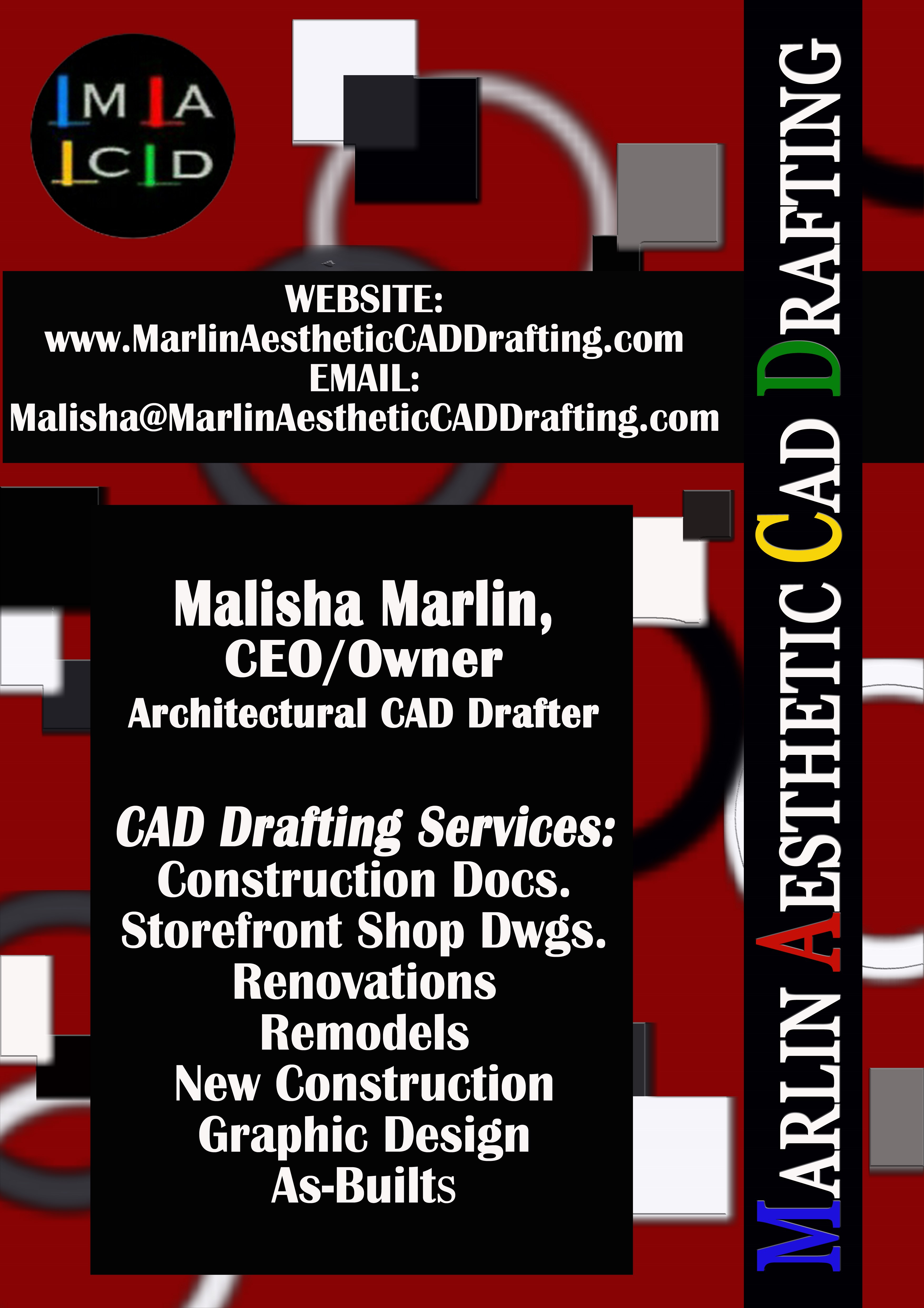 Marlin Aesthetic CAD Drafting logo
