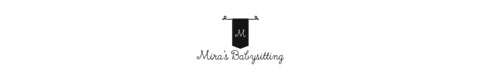 Mira's Babysitting logo