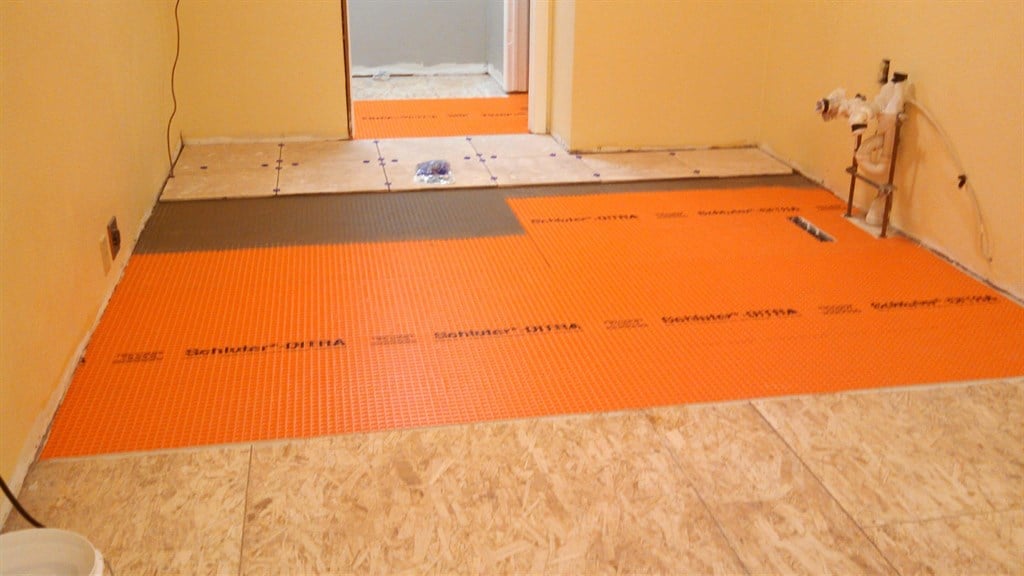 Ditra Underlayment