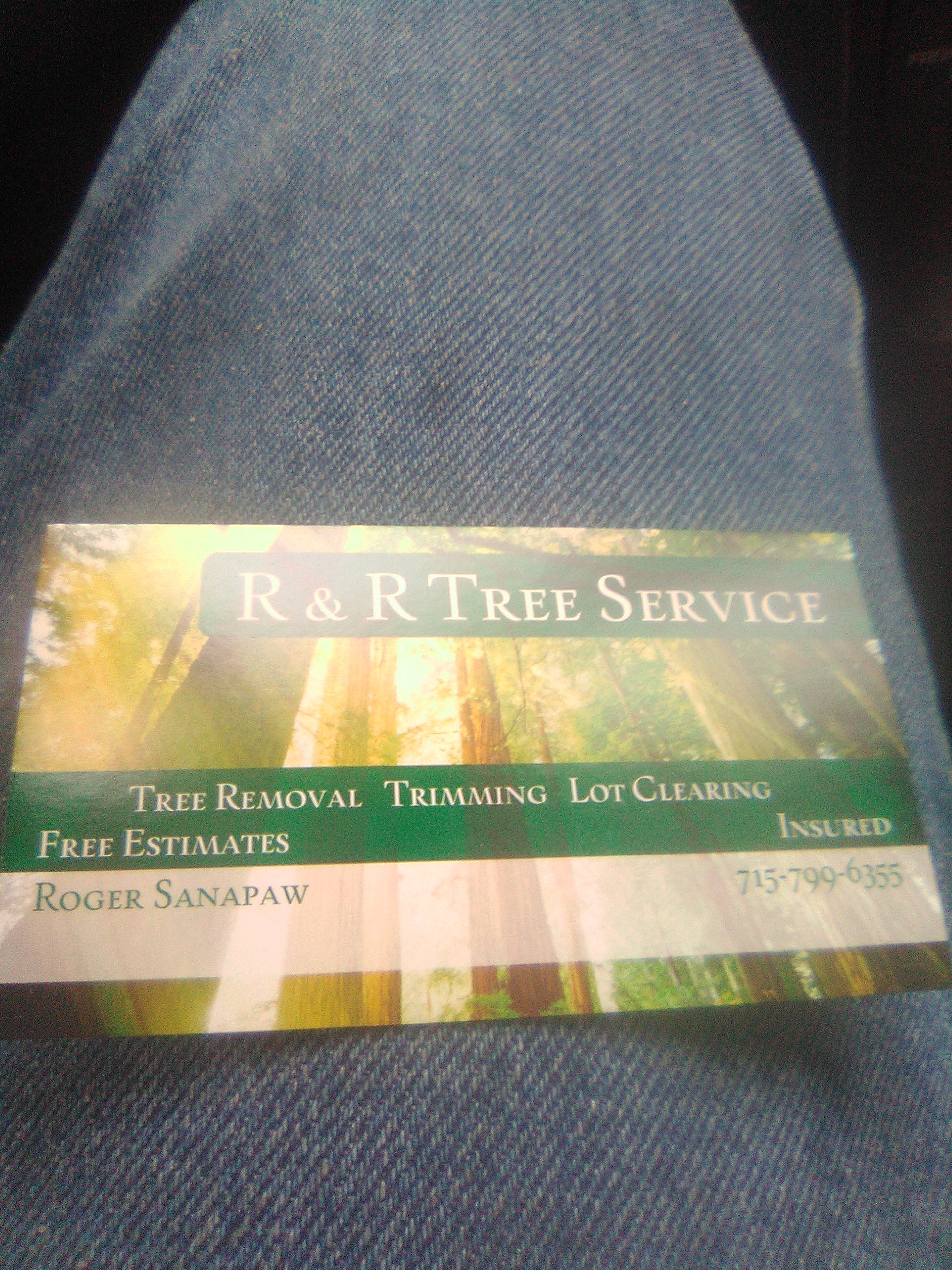 R&R Tree service logo