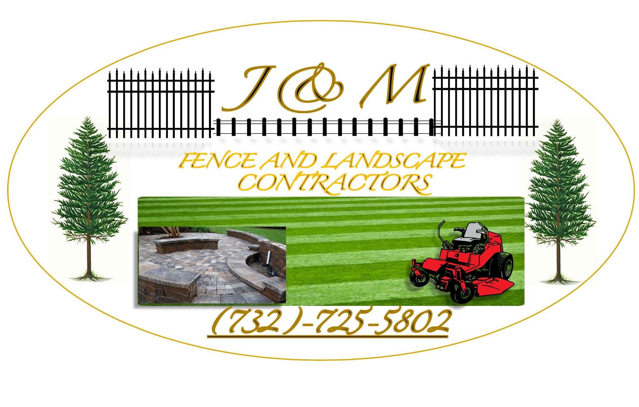 Logo for J&M FENCE CONTRACTORS LLC