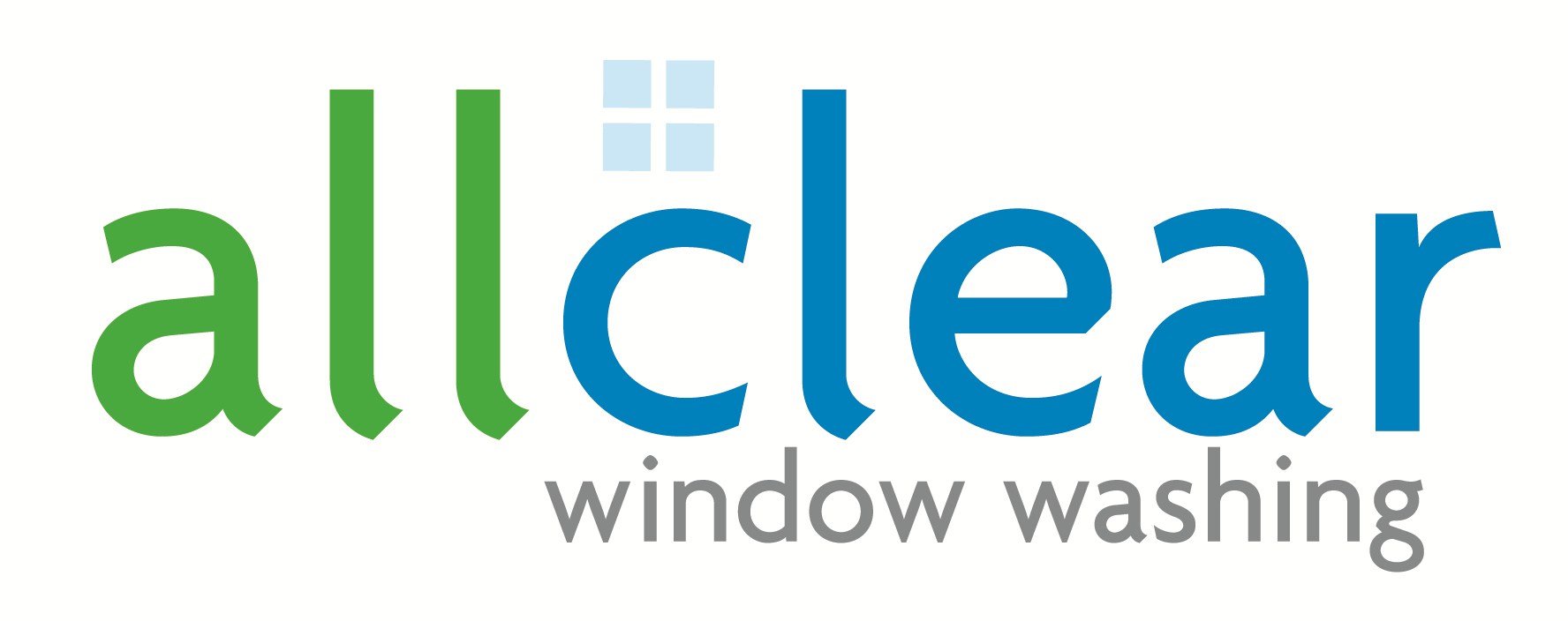 Logo for ALL CLEAR WINDOW WASHING LLC