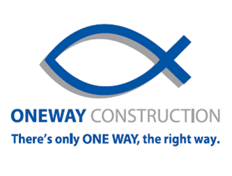 Logo for ONEWAY Construction