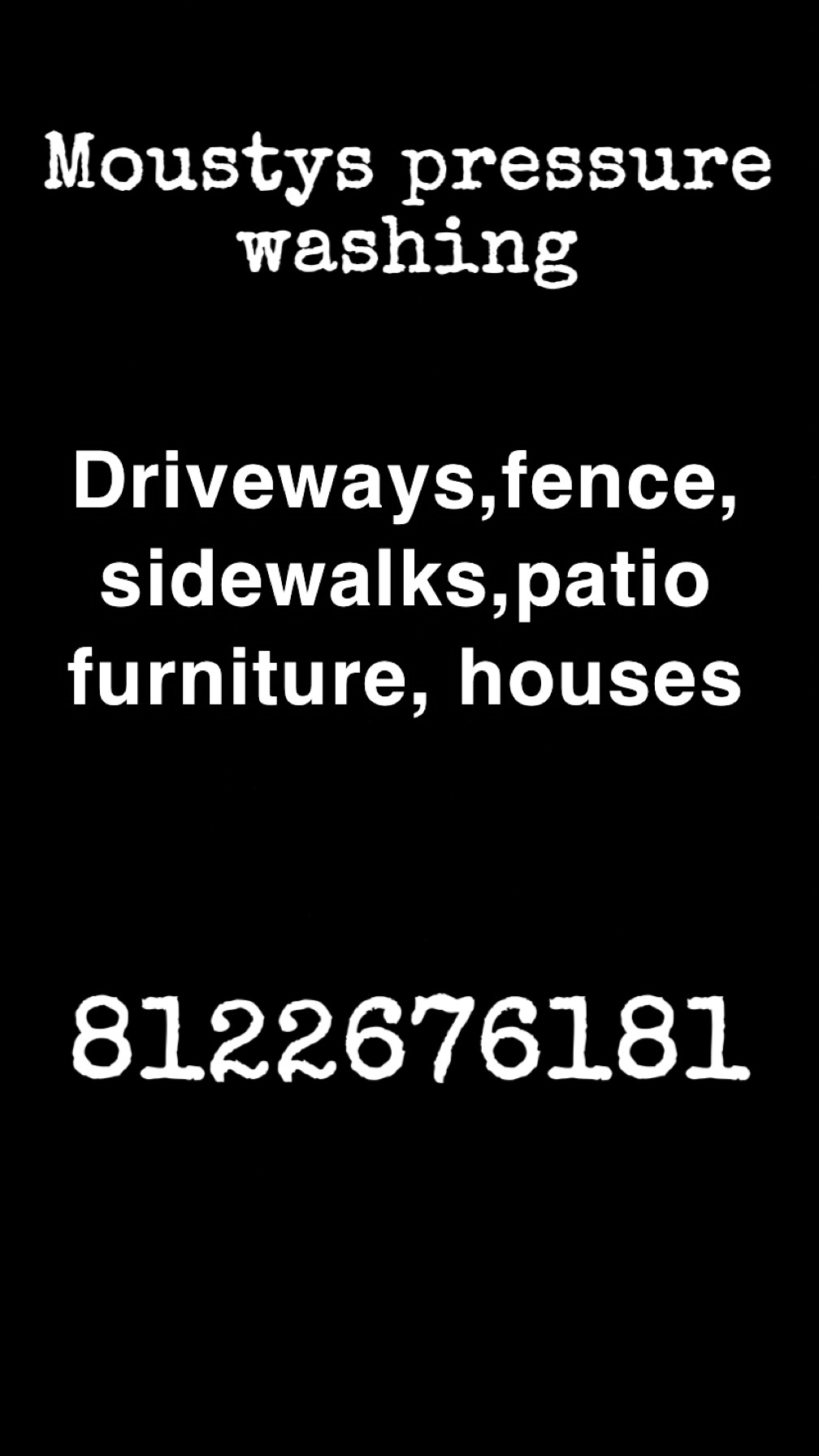 Avatar for Moustys pressure washing 