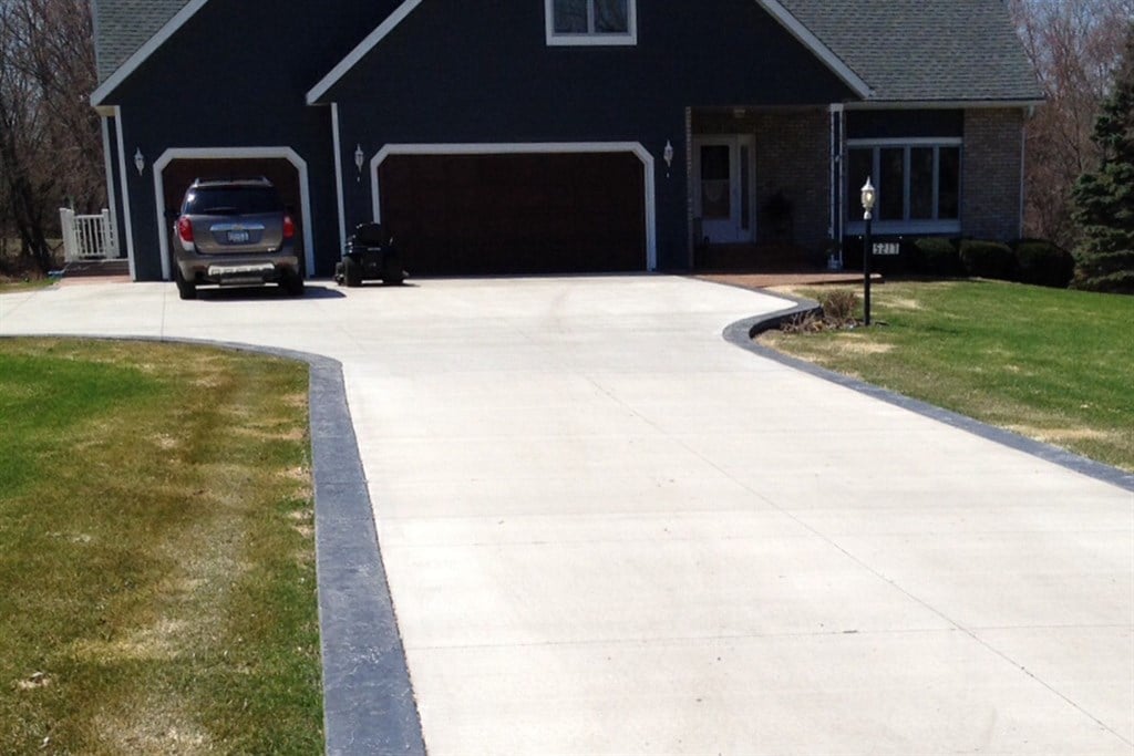 New Driveway w/slate border
