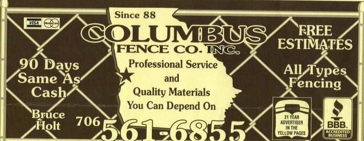 Logo for Columbus Fence Co Inc