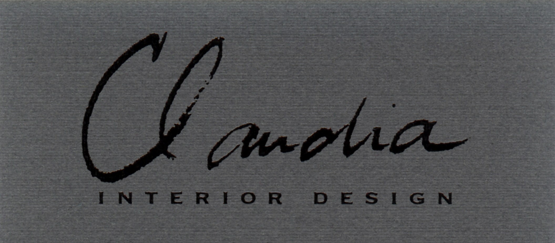 Logo for Claudia Interior Design