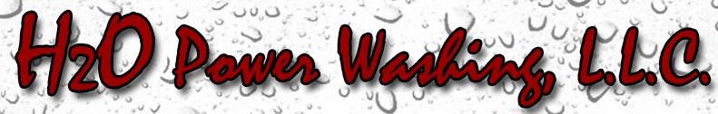 H2O Power Washing logo