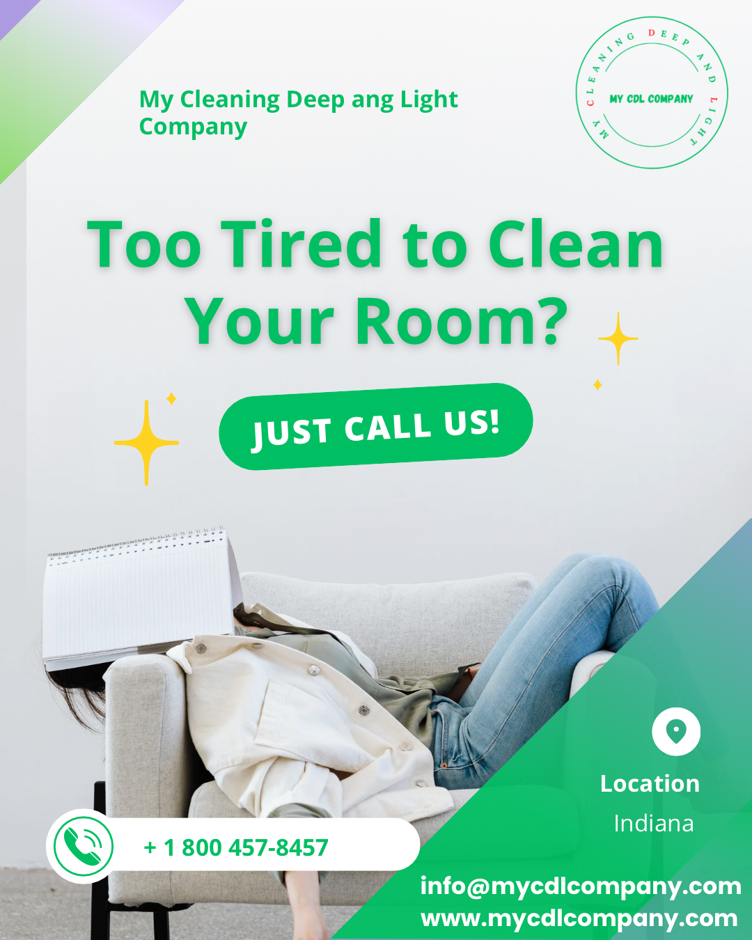 My Cleaning Deep and Light Company  logo
