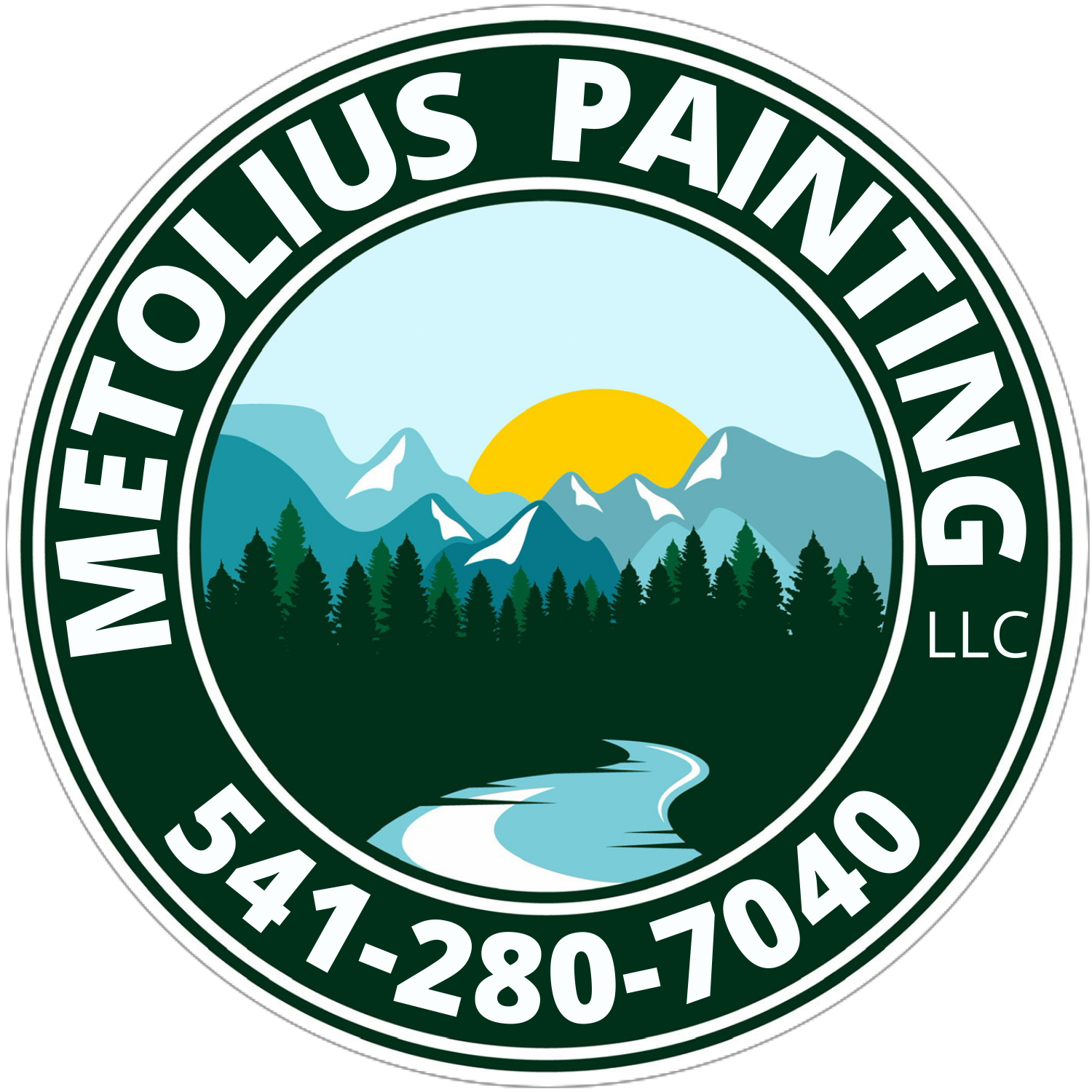 Logo for Metolius Painting LLC