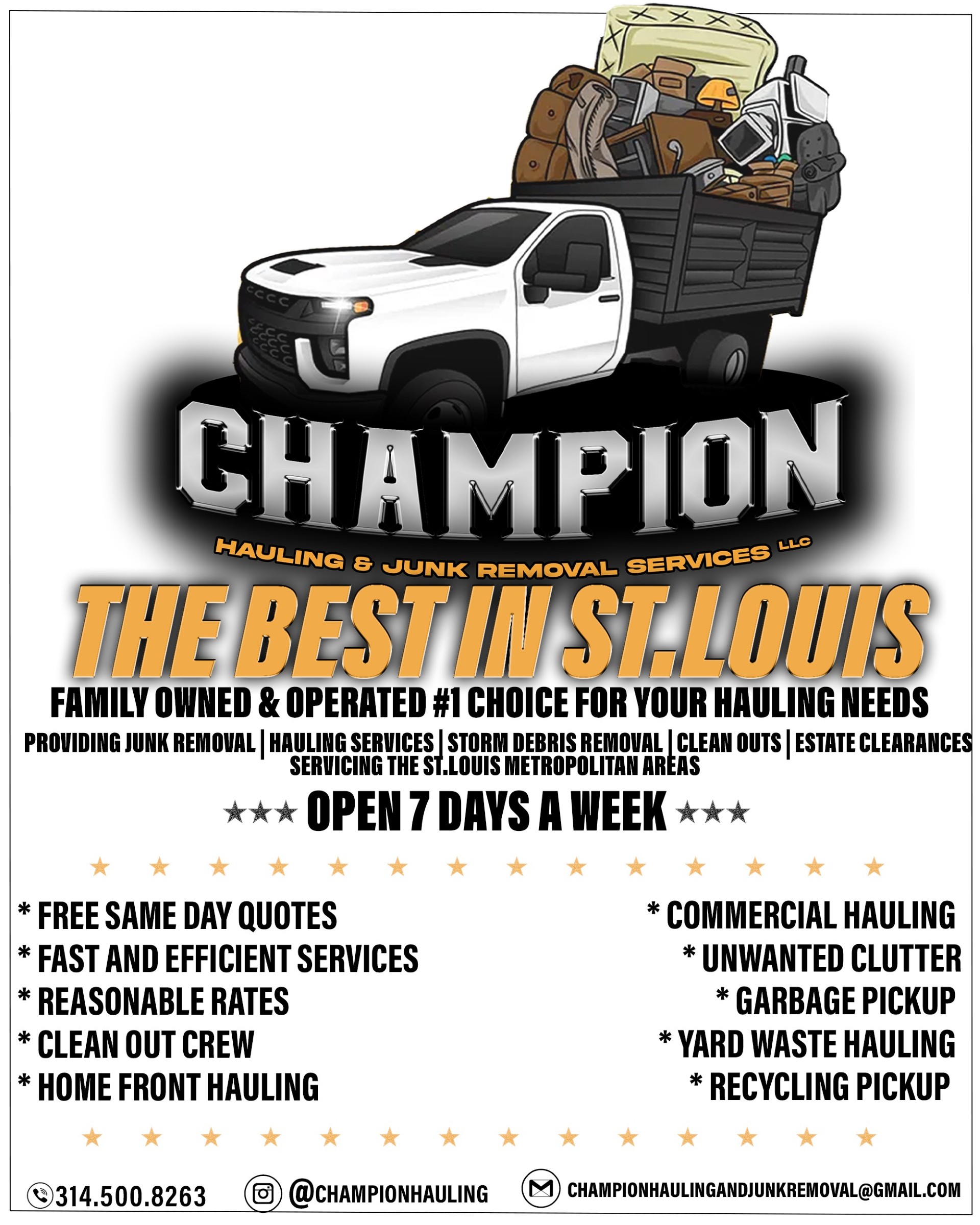 Avatar for Champion Hauling and Junk removal