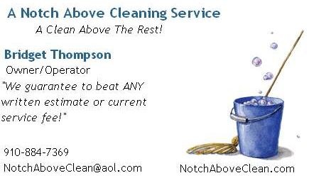Logo for A Notch Above Cleaning Service