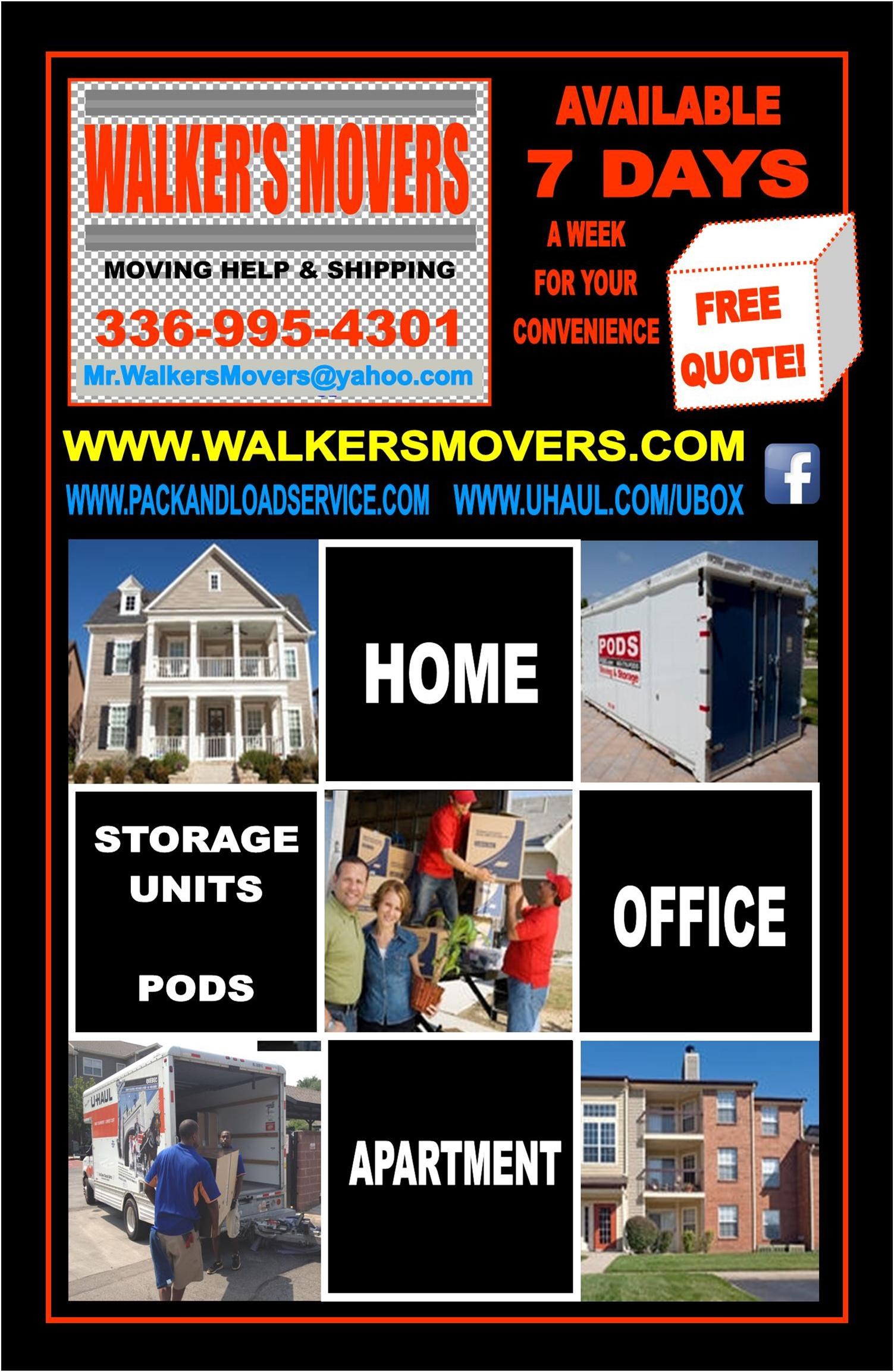 Logo for Walker's Movers