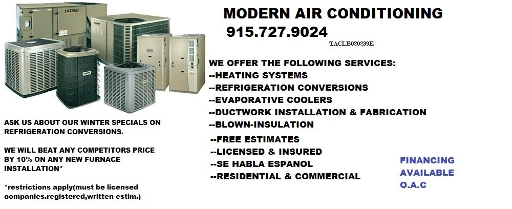 modern air conditioning logo