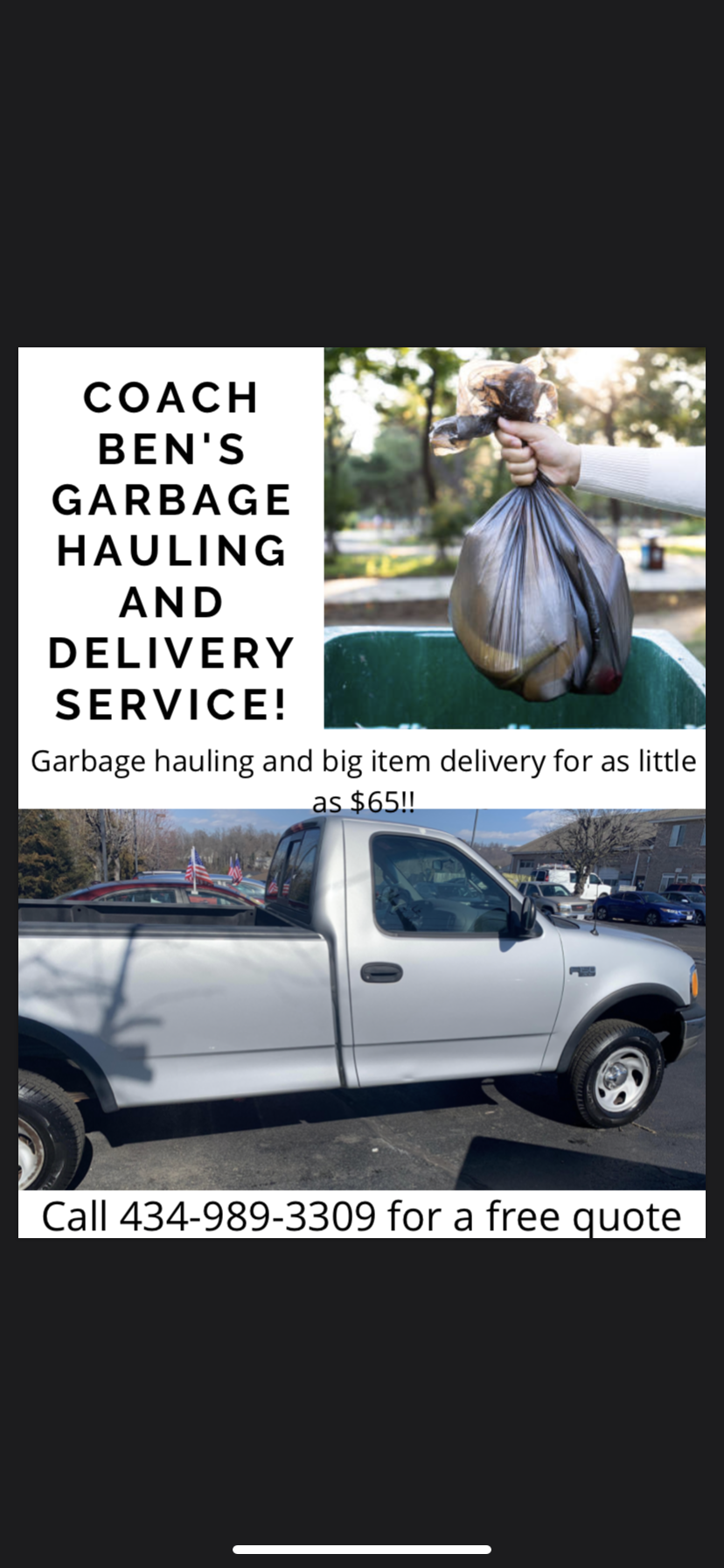 Avatar for Coach Ben Hauling and Delivery