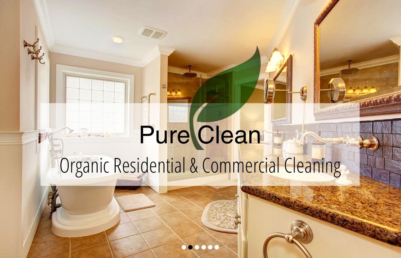 PURE CLEAN ORGANIC CLEANING logo