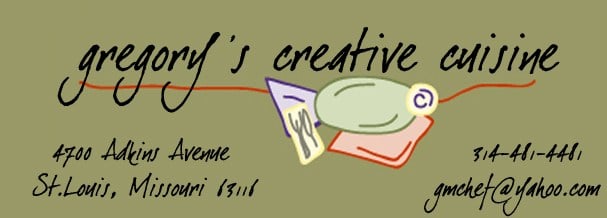 Logo for GREGORY'S CREATIVE CUISINE INC