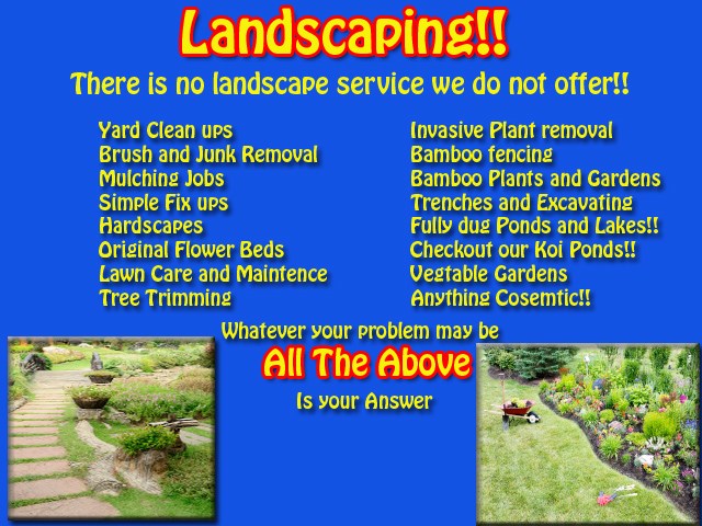 Landscaping!!