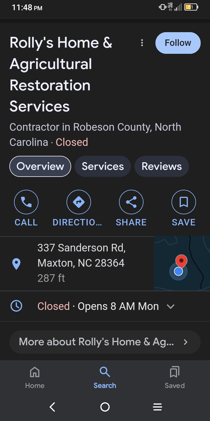 Avatar for Rolly's Home & Agricultural Restoration Services