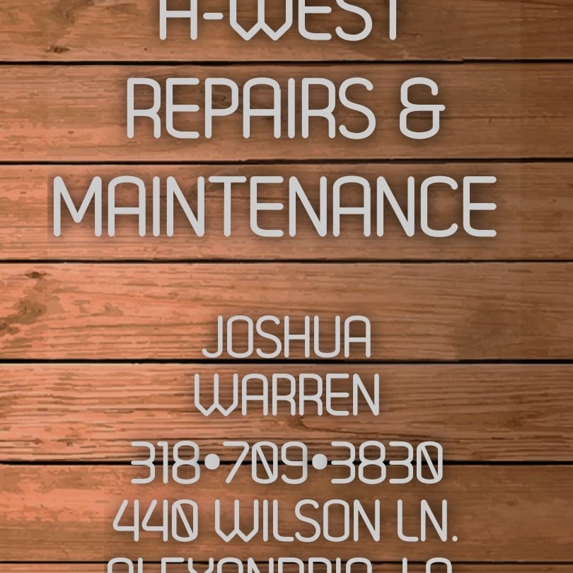 Avatar for AWest Repairs and Maintenance