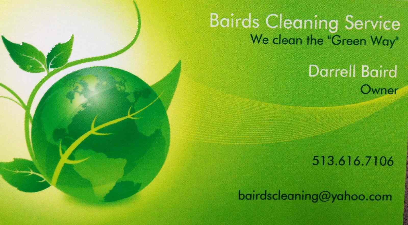 Baird's Cleaning Service logo