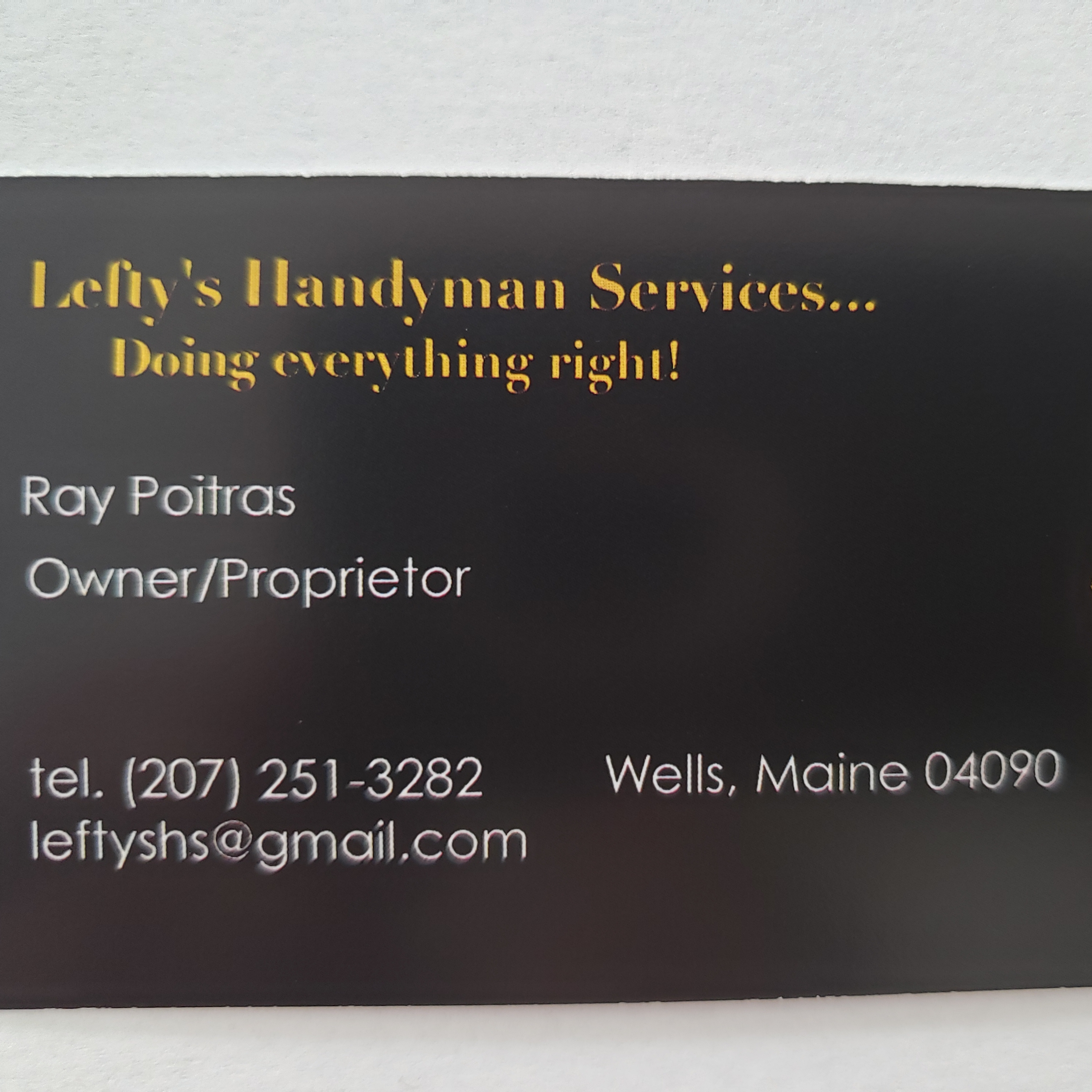 Avatar for Leftys Handyman Services Doing Everything Right