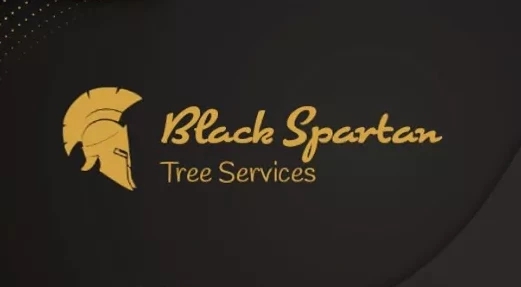 Black Spartan Tree services logo