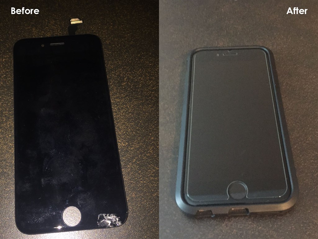 iPhone 6 Before and After
