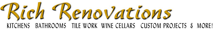 Logo for RICH RENOVATIONS
